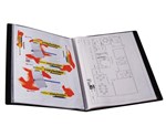 Marbig Display Book A3 With 20 Pockets Black