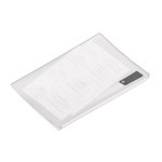 Marbig Polypick Foolscap Document Wallet Clear