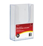 Esselte Brochure Holder Wall Dl 1 Tier Clear
