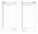 Debden Organiser Refill PR2100 Daily Dated Day To Page 172 X 96mmmm 2023