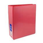 Binder Insert Clearview Ring A4 4D 65mm Red