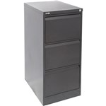 Rapid Filing Cabinet 3 Drawer Go Steel Black Ripple