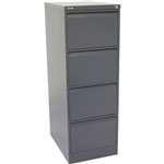 Rapid Filing Cabinet 4 Drawer Go Steel Graphite Ripple