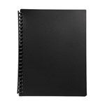 Marbig Display Book Refillable 40 Pocket A4 Black