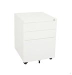 Rapid Mobile Pedestal Metal 2 Drawer1 File Lockable White China