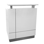 Reception Counter Receptionist 880 X 690 X 1150H White
