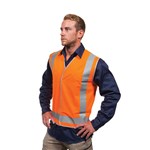 Force360 Day Night Safety Vest Orange With Tape 2Xl