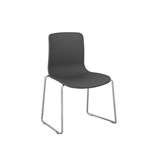 Acti 4S Side Chair With Sled Base Charcoal