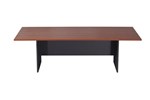 Rapid Boardroom Table 2400X1200X730Mm Top 25Mm CherryIronstone
