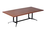 Rapid Typhoon Boardroom Table 2400X1200X730Mm Cherry Top