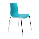 Acti 4C Side Chair With Chrome Leg Base Teal
