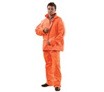 Paramount Safety RSHV Rain Suit  Jacket Pants Hi Vis Fluro Orange Poly M
