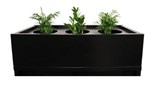 Rapid Go Tambour Planter Box 900Mm Black