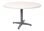 Rapid Meeting Table Round Top 1200 Dia 4 Star Base White