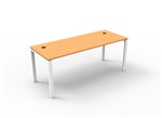 APOLLO G ECO DESK 1800X700MM WHITE LEG BEECH TOP