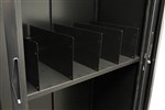 Rapid Go Tambour Shelf Divider Ws 5 Black