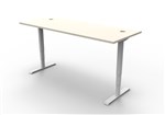 Rapid Boost Desk Electric Sit Stand White Frame 1500W X 700D White Top