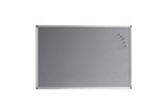 Rapid Pinboard 1200X1200 Aluminium Frame With Concealed Corners Grey