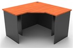 Rapid Worker Corner Workstation 1200X1200X600 3 Piece CherryIronstone