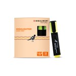 Bibbulmun Highlighter Fluorescent Chisel Point Box 12 Yellow