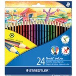 Staedtler Noris 185 Coloured Pencils Assorted Pack 24