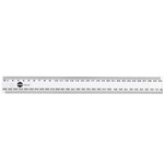 Marbig Plastic Ruler Clear 30cm